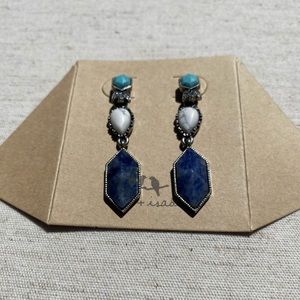 💙NWT C+I Turkish Delight Drop Earrings